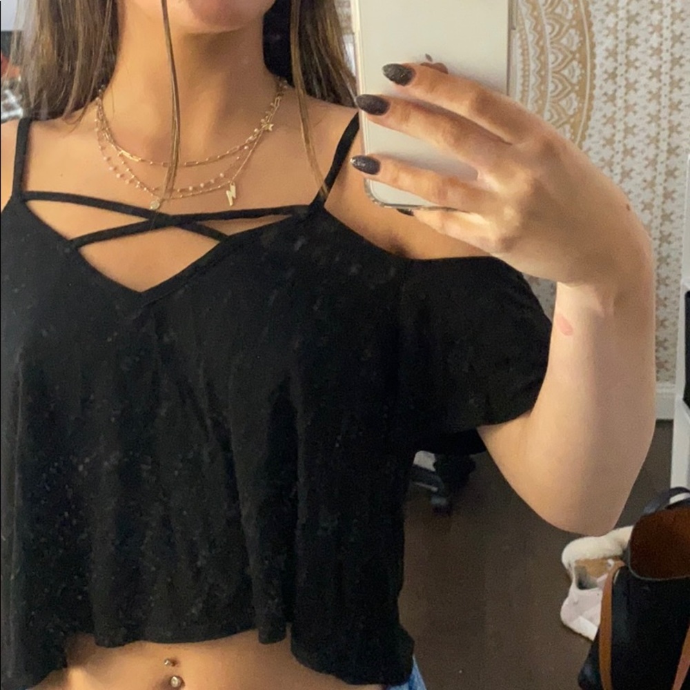 Black forever 21 shirt (size small)